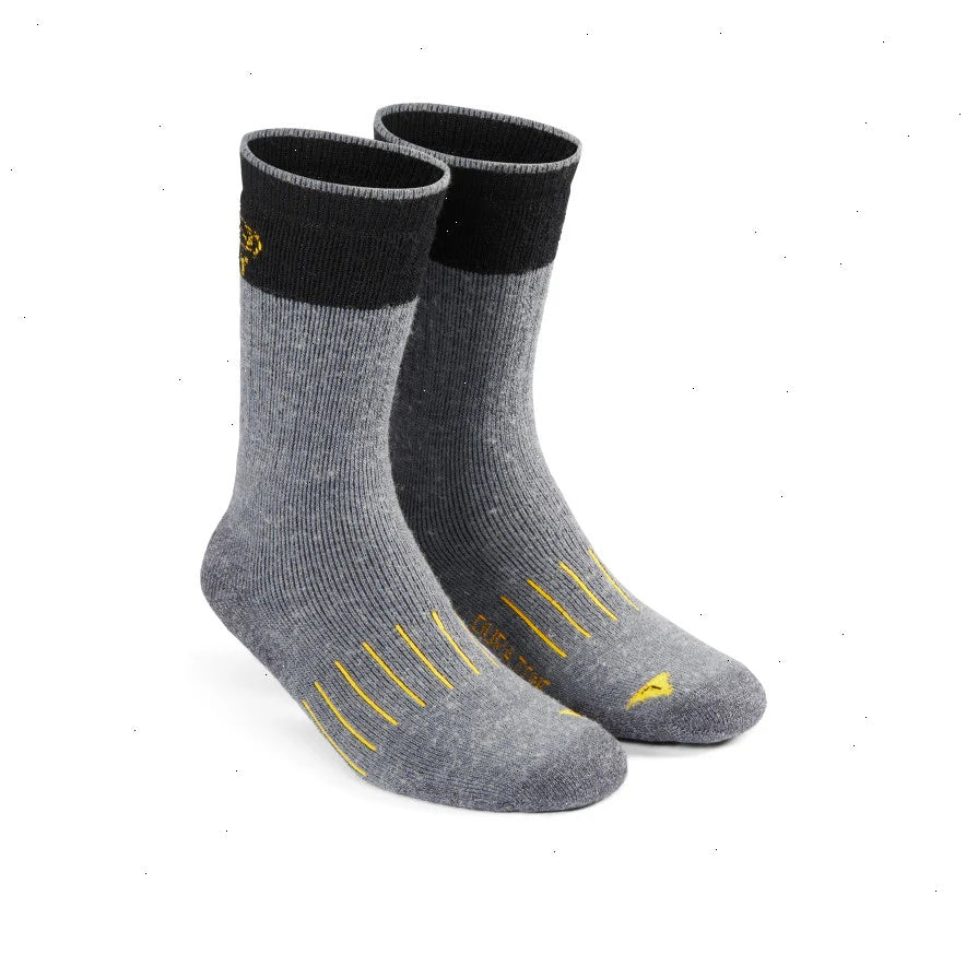Men's Pittsburg Double Denier Medium Crew Sock  |  Grey