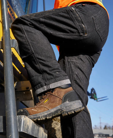 Women's Evanston 6" Waterproof Boot (Carbon Toe)  |  Bison/Black