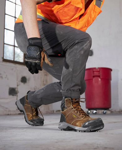 Women's Evanston 6" ESD Boot (Carbon Toe)  |  Bison/Black