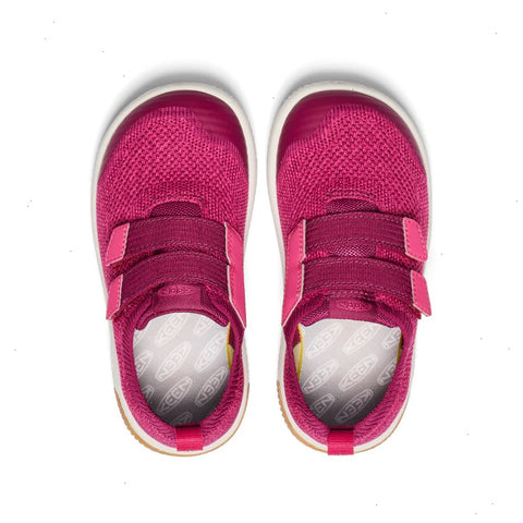 Little Kids' KNX Knit Double Strap  |  Beaujolais/Raspberry