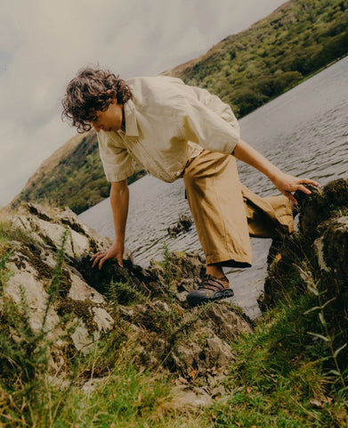 Men's Newport Leather Sandal Wide  |  Bison