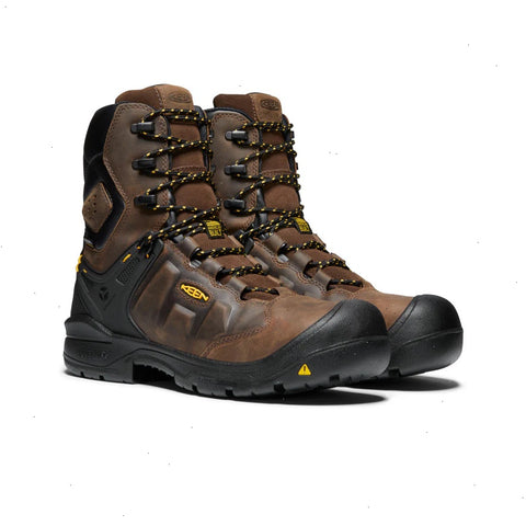 Men's Dover 8" Waterproof Boot (Carbon Toe)  |  Dark Earth/Black