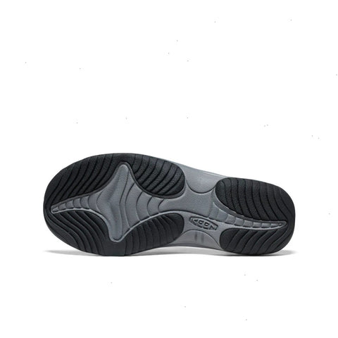 Men's Kona Leather Flip-Flop  |  Steel Grey/Black