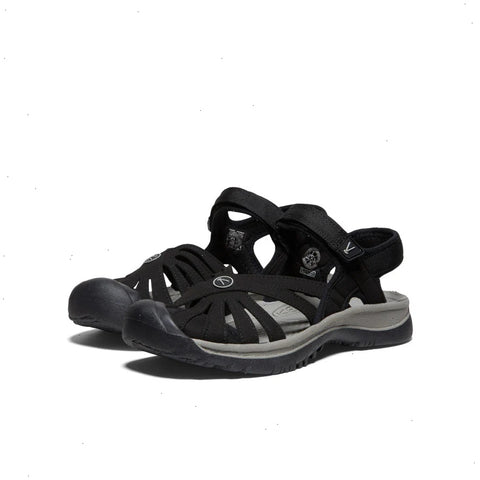 Women's Rose Sandal  |  Black/Neutral Gray