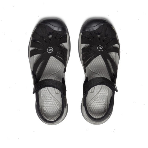 Women's Rose Sandal  |  Black/Neutral Gray