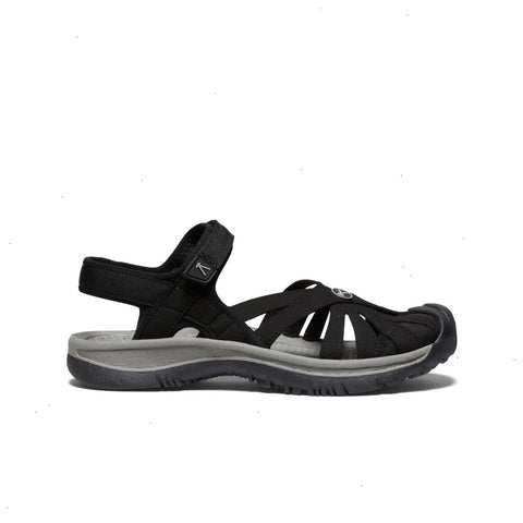 Women's Rose Sandal  |  Black/Neutral Gray
