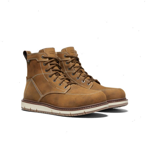 Women's San Jose 6" Waterproof Boot (Aluminum Toe)  |  Almond/Gum