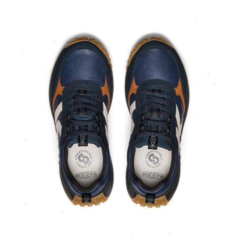 Women's KS86 Leather Sneaker  |  Sky Captain/Birch