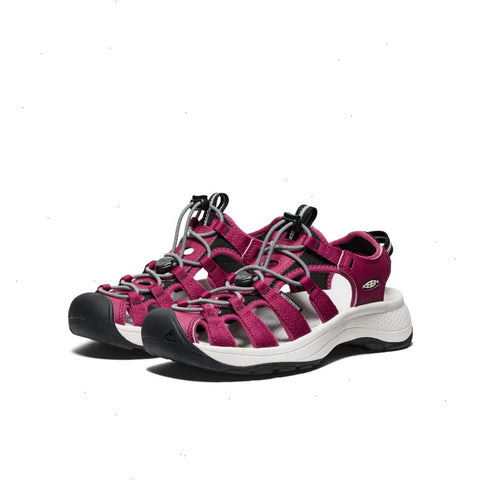 Women's Astoria West Sandal  |  Beaujolais/Star White