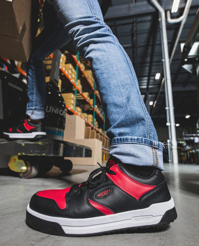 Men's Overton Work Shoe (Carbon Toe)  |  Star White/Black