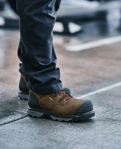 Men's Camden 8" Insulated Waterproof Boot (Carbon Toe)  |  Leather Brown/Black