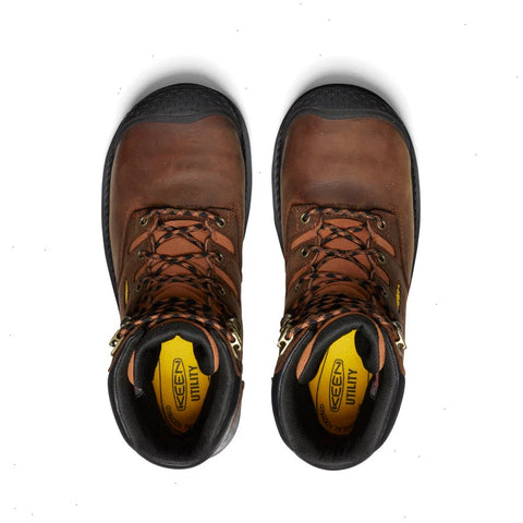 Men's Camden 8" Insulated Waterproof Boot (Carbon Toe)  |  Leather Brown/Black