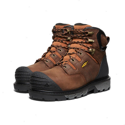 Men's Camden 6" Waterproof Boot (Carbon Toe)  |  Leather Brown/Black