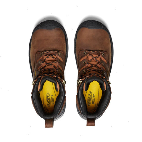 Men's Camden 6" Waterproof Boot (Carbon Toe)  |  Leather Brown/Black