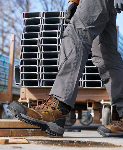 Men's Evanston 6" Insulated Waterproof Boot (Carbon Toe)  |  Bison/Black