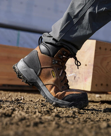 Men's Evanston 6" Insulated Waterproof Boot (Carbon Toe)  |  Bison/Black