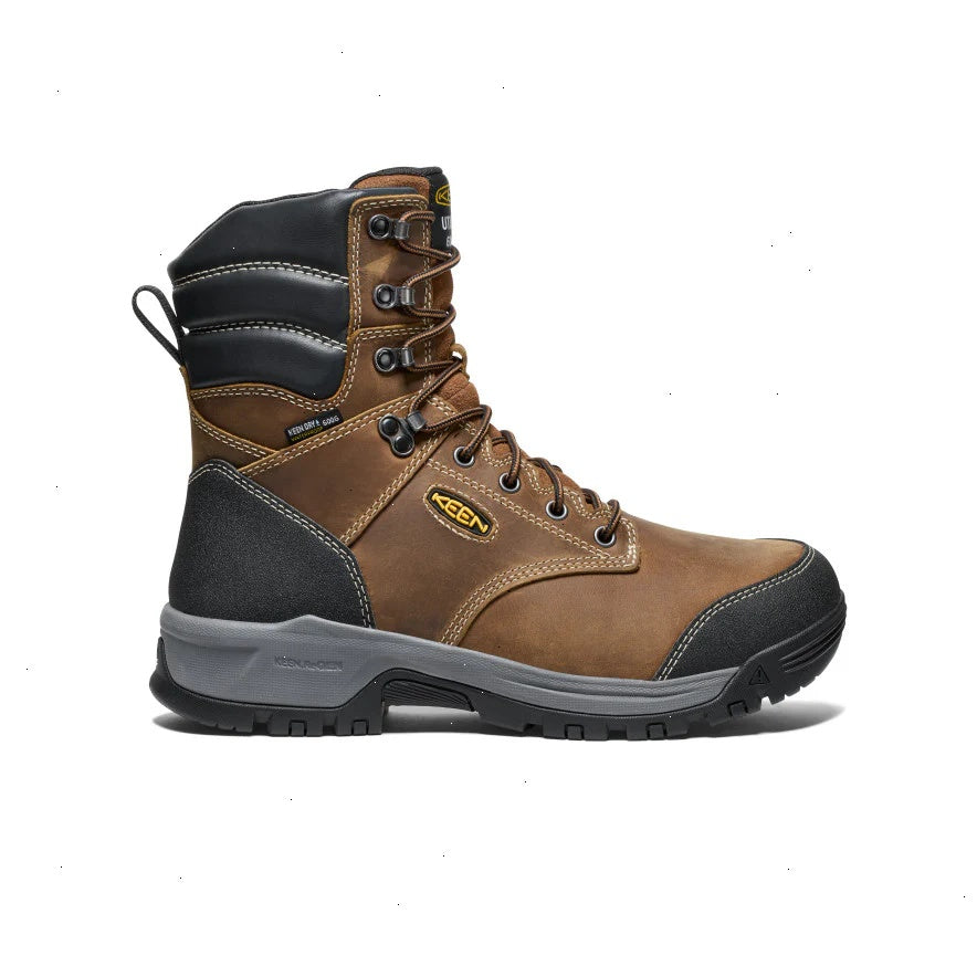 Men's Evanston 8" Insulated Waterproof Boot (Soft Toe)  |  Bison/Black