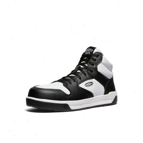 Men's Overton Mid Work Shoe (Carbon Toe)  |  Star White/Black