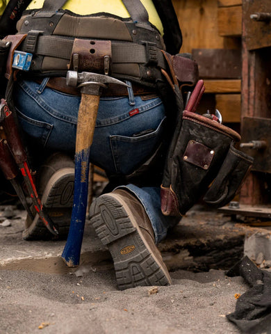 Men's San Jose 6" Waterproof 90° Heel Boot (Aluminum Toe)  |  Bistre/Gum