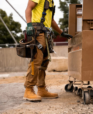 Men's San Jose 6" Waterproof 90° Heel Boot (Soft Toe)  |  Bistre/Gum