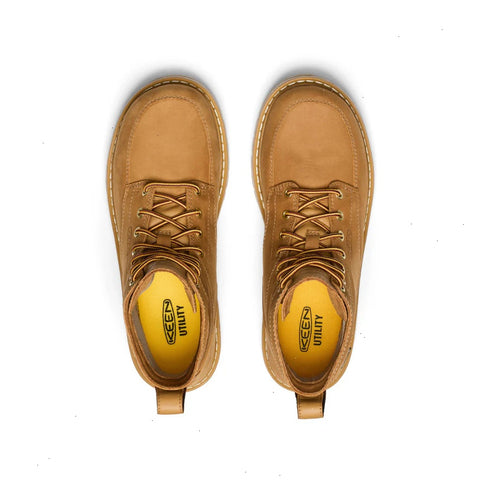 Men's San Jose 6" Waterproof 90° Heel Boot (Soft Toe)  |  Bistre/Gum