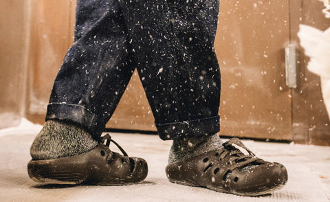 All Gender Yogeez Clog x Pilgrim Surf + Supply  |  Chocolate Brown/Whisper White