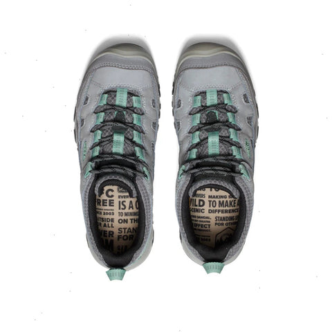 Women's Targhee IV Vented Hiking Shoe  |  Alloy/Granite Green