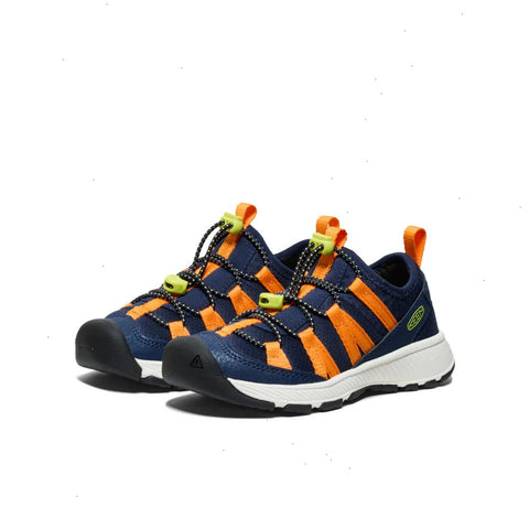 Little Kids' Motozoa Sneaker  |  Naval Academy/Bright Marigold