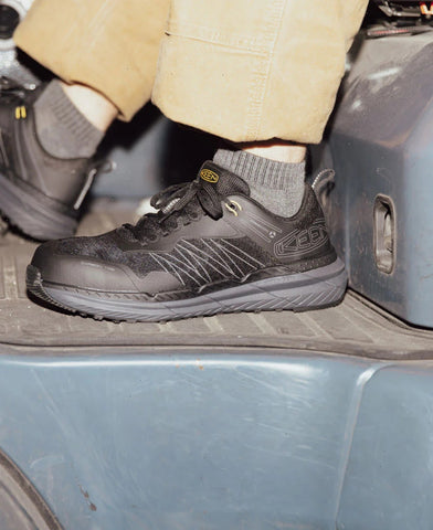 Men's Speedworks Work Sneaker (Carbon Toe)  |  Black/Steel Grey