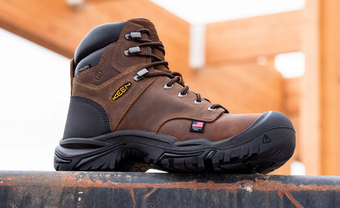 Men's Mt Vernon II 6" Waterproof Boot (Steel Toe)  |  Dark Earth/Black
