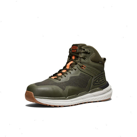 Men's Synchro Waterproof Work Boot (Carbon Toe)  |  Forest Night/Gum