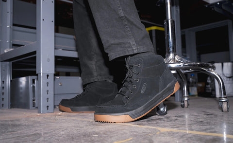 Men's Gibson Boot (Soft Toe)  |  Black/Gum