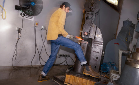 Men's San Jose Chelsea 90° Heel Boot (Aluminum Toe)  |  Cascade Brown/Gum