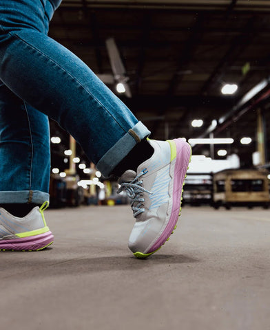 Women's Speedworks ESD Work Sneaker (Carbon Toe)  |  Alloy/Moonlight Mauve