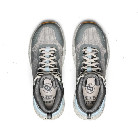 Women's Synchro Waterproof Work Boot (Carbon Toe)  |  Steel Grey/Gum