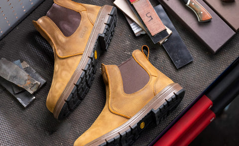 Men's San Jose Chelsea 90° Heel Boot (Soft Toe)  |  Belgian/Gum