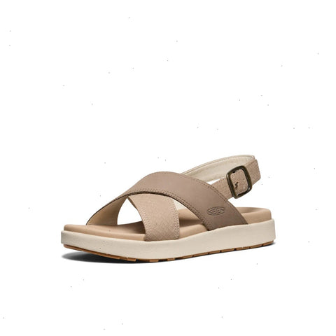 Women's Elle Luxe Cross Strap Sandal  |  Plaza Taupe/Brindle