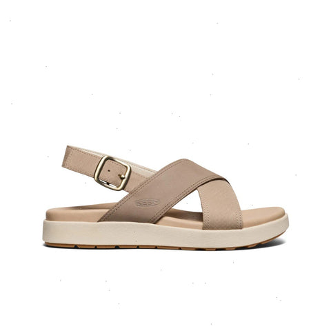 Women's Elle Luxe Cross Strap Sandal  |  Plaza Taupe/Brindle