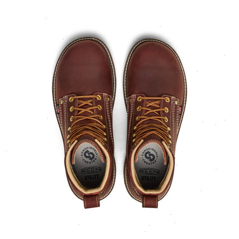 Men's Liberty 6" Waterproof 90° Heel Boot (Soft Toe)  |  Bombay Brown/Gum