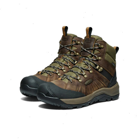 Men's Revel IV Polar Waterproof Boot  |  Bison/Orange Pepper