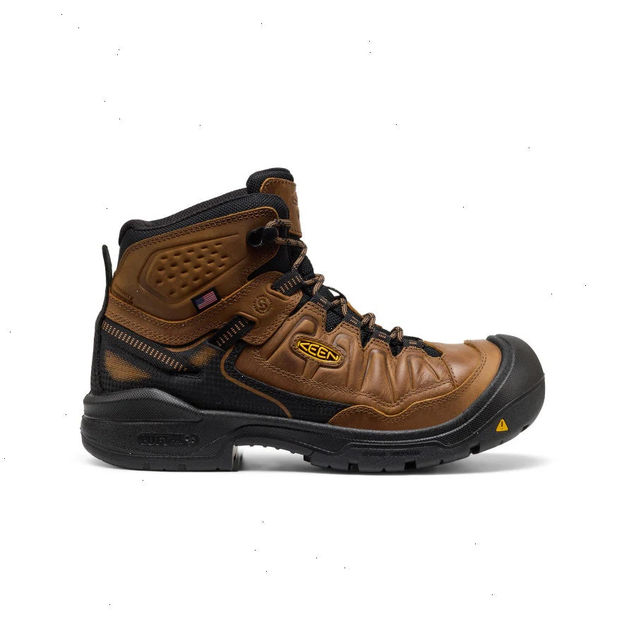 Men's Targhee IV Waterproof Work Boot (Soft Toe)  |  Belgian/Black