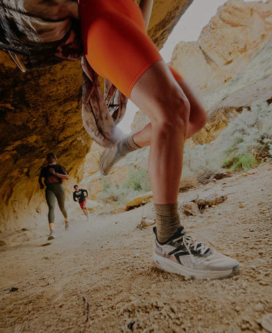 Women's Seek Trail Running Shoe  |  Safari/Black
