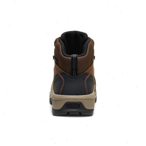 Women's Skokie Waterproof Work Boot (Carbon Toe)  |  Bison/Black