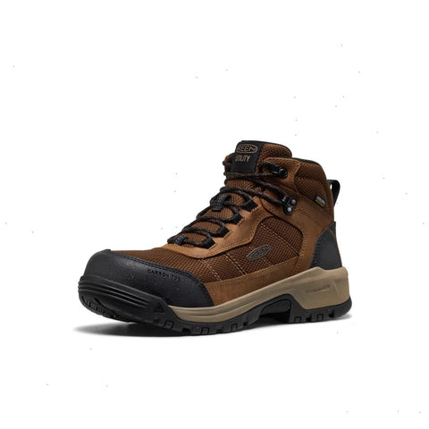 Men's Skokie Waterproof Work Boot (Carbon Toe)  |  Dark Earth/Black