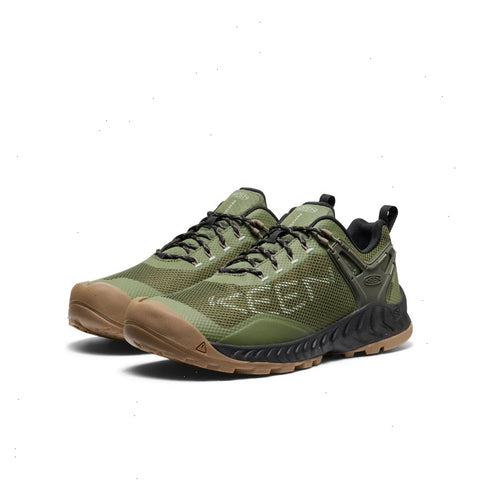 Men's NXIS EVO Waterproof Shoe  |  Bronze Green/Brindle