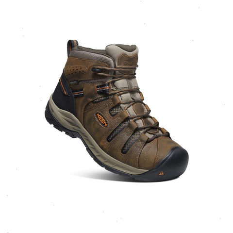 Men's Flint II Waterproof Mid (Soft Toe)  |  Black Olive/Brindle