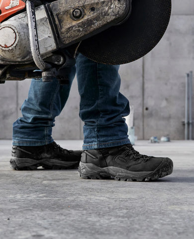 Men's Pittsburgh Energy 6" Waterproof Boot (Carbon Toe)  |  Black/Forged Iron