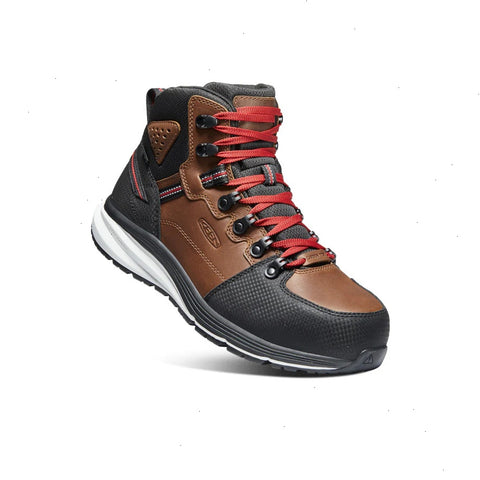 Men's Red Hook Waterproof Boot (Carbon Toe)  |  Tobacco/Black