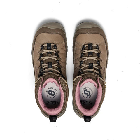 Women's Targhee IV Waterproof Hiking Boot  |  Brindle/Nostalgia Rose