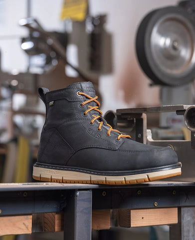 Men's San Jose 6" Waterproof Boot (Aluminum Toe)  |  Black/Gum